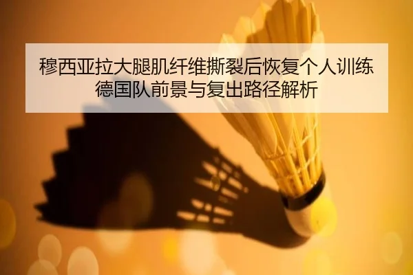 穆西亚拉大腿肌纤维撕裂后恢复个人训练 德国队前景与复出路径解析